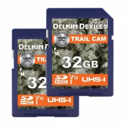Delkin Devices Inc. Trail Cam SD Memory Cards 32Gb - 2Pk