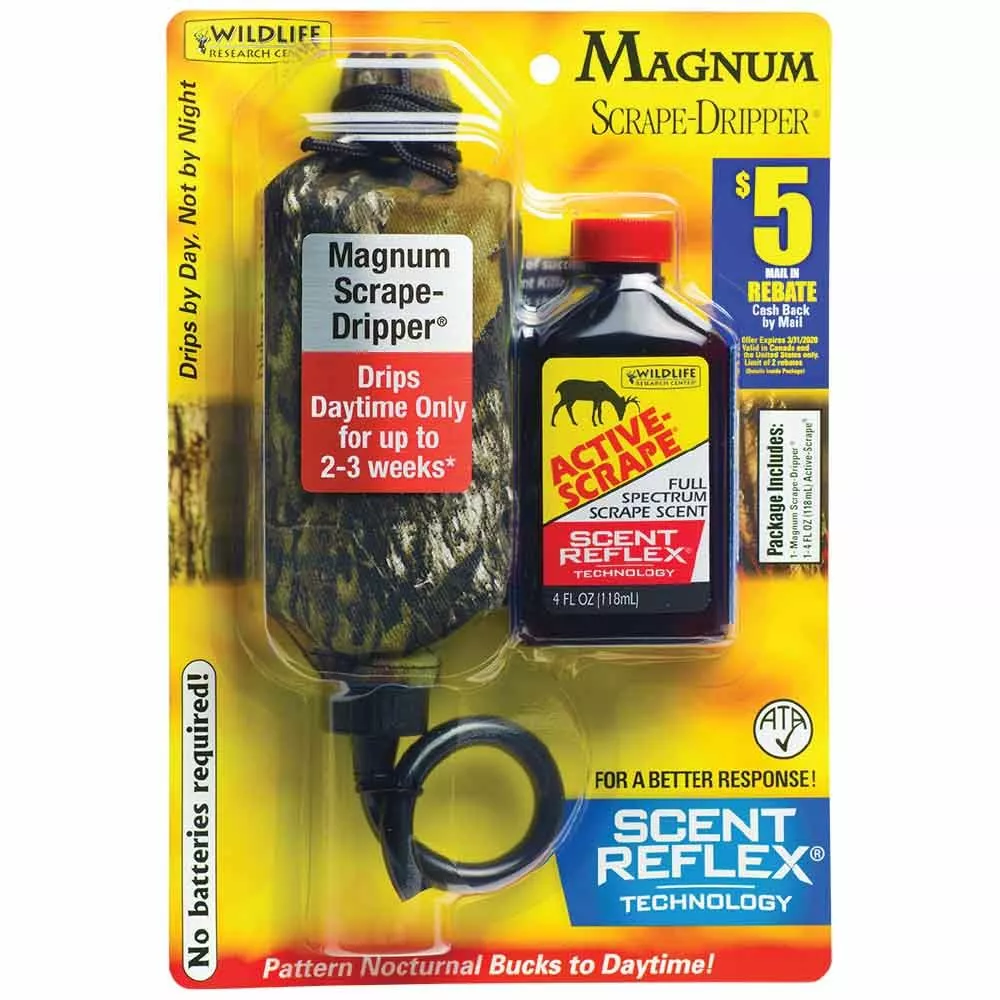 Wildlife Research Center Magnum Active-Scrape Dripper Combo 1 Wildlife Research Center Magnum Active-Scrape Dripper Combo