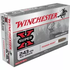 Winchester® Super-X Power-Point 243 Winchester 100 GR Ammunition