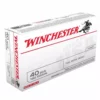 Winchester® 40 S&W Pistol 180 Grain Full Metal Jacket Centerfire Ammunition